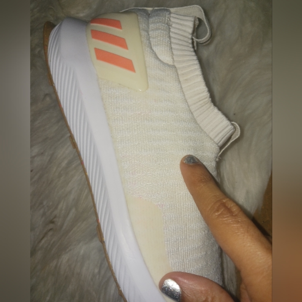 Adidas Girl white breathable sneakers - Picture 10 of 12